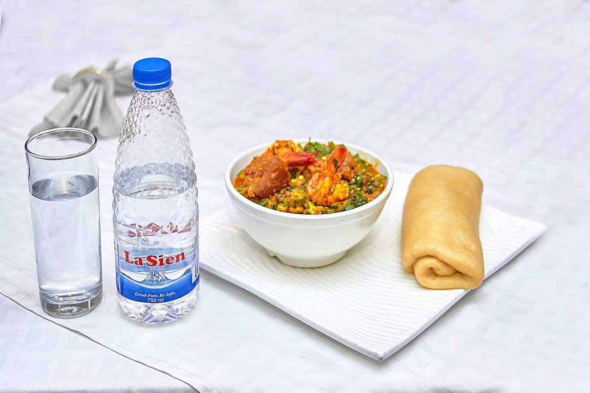 La Sien Premuim Bottled Water Served with your favourite meal